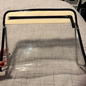 Truffle Clarity Pouch Large in Natural Nylon